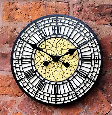 £18.95 • Buy Garden Clock Outdoor Indoor 12  Garden Station Wall Clock Big Ben Westminster 