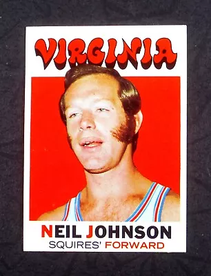 1971 TOPPS SET BREAK Neil Johnson #216 Virginia Squires NM CENTERED • $2.99