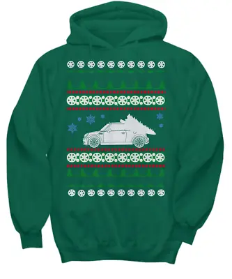 Mini Cooper Ugly Christmas Sweater BMW JCW - Hoodie • $37.50