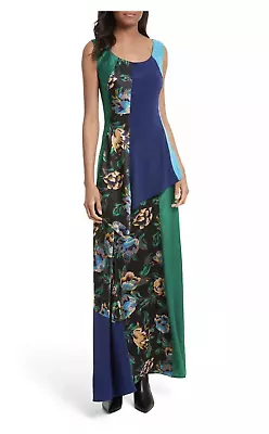 $89.99 • Buy NWT Diane Von Furstenberg Sleeveless Layered Silk Maxi Dress Sz 4 $598