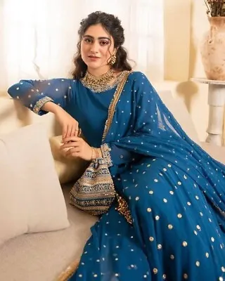 Pakistani Suit Salwar Kameez Indian Kurti Anarkali Wedding Gown Party Wear Dress • $49.75