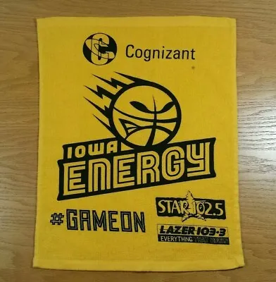 IOWA ENERGY Minor League Basketball D-League NBA G-League Souvenir Fan Towel • $5.99