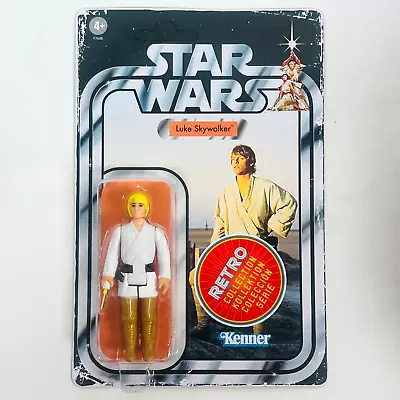 Star Wars Retro Collection A New Hope LUKE SKYWALKER Hasbro Kenner MOC Unpunched • $22.95