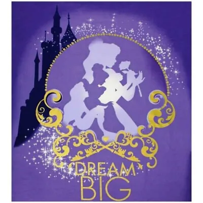Dream Big Disney Princess Panel Quilting Cotton Fabric • $12