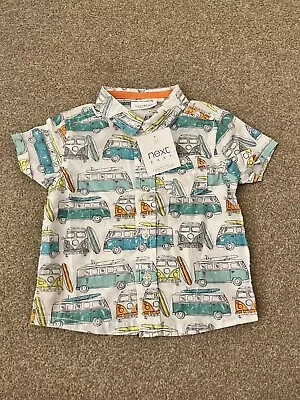 New Baby Boys Next Camper Van Summer Shirt 0-3 Months • £3.99