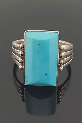 Sterling Silver 925 Southwest Style Turquoise Men's Women's Ring Sz. 12 • $85