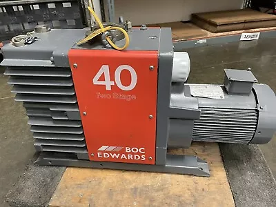 $2600 • Buy Edwards 2 Stage High Vacuum Pump E2M40 Refurbished 
