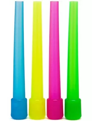 £7.99 • Buy 50 Large Long Male Hygiene Shisha Hookah Mouth Tips In Assorted Colours Starbuzz