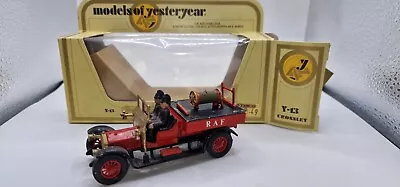 Rare Matchbox Yesteryear Code 3 Y13 1918 Crossley -Fire Tender -incomplete • £3.99