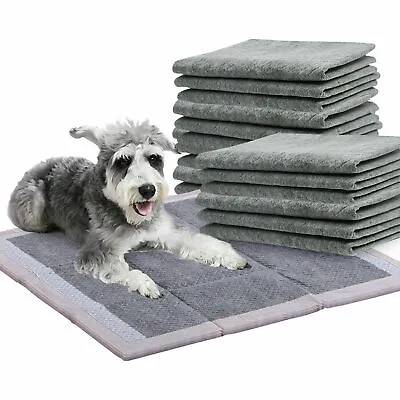 £9.99 • Buy 60x60CM PET DOG TRAINING PADS PUPPY PEE BAMBOO CHARCOAL REMOVE FLOOR TOILET MATS