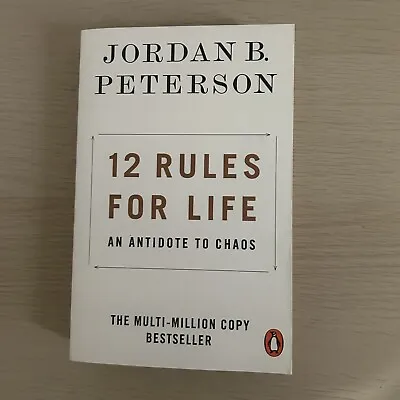 12 Rules For Life: An Antidote To Chaos By Jordan B. Peterson A • $16.90