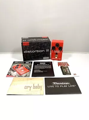 MXR Distortion III M115 Distortion Guitar Pedal Original Box Inserts Tested • $65