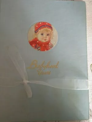 Vintage Baby Book Babyhood Years Unused 50-60's Birth-5th Birthday Family Tree • $12.99