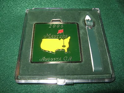  2006 Masters AUGUSTA GOLF TOURNAMENT Bag TAG In Case (Winner) PHIL MICKELSON • $149.95