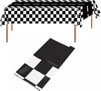 Race Car Tablecloth 54 X 108 Inch Car Birthday Party Supplies Racing Party Decor • $18.99