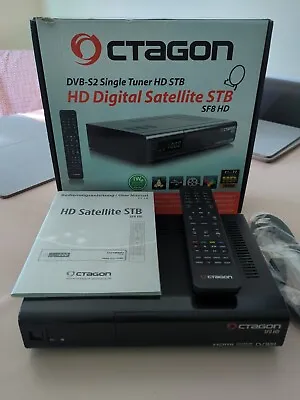 Octagon SF8HD+ Linux Satellite Receiver 1080p H.265 • £49.99