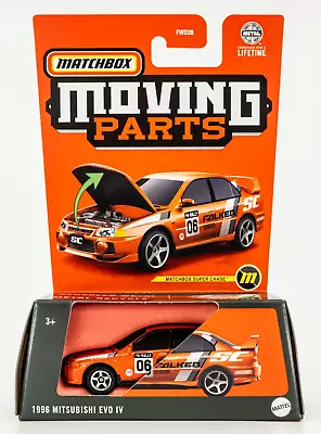 2024 Matchbox Moving Parts #52 1996 Mitsubishi Evo IV ORANGE | SUPER CHASE | FSC • $59.99