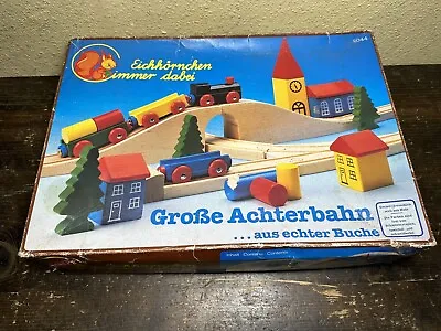 Vintage Wooden Train Set Kids Germany • $19.99