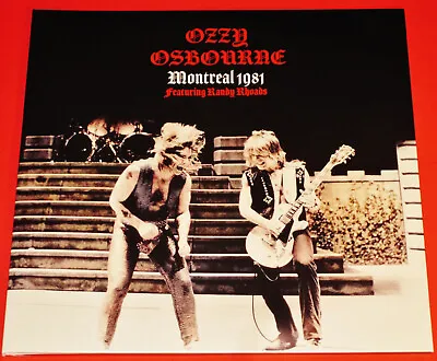 Ozzy Osbourne: Montreal 1981 - Featuring Randy Rhoads LP Black Vinyl Record NEW • $32.95