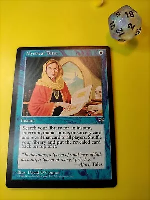 MTG Mystical Tutor NM Mirage Magic Free Shipping • $8.99