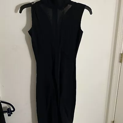 Motel Women  Size S Black Rock  Dress S95% Cotton 5 Spandex Very ￼ Stretch • $29