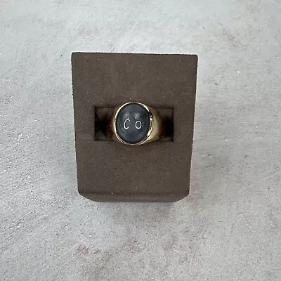 Mens Ring 7 CT Cabochon Star Sapphire Bezel Set 14k • $2100