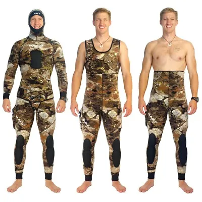 Spearfishing Yamamoto Open Cell Wetsuit 3mm XXL Reef 2-piece MAKO Freediving • $200