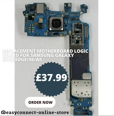 Samsung Motherboard Galaxy S7S7edgeS6S8S9A5- Logic Board Unlocked • £44.99
