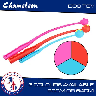 £6.75 • Buy Dog Ball Thrower Launcher With Tennis Ball Pet Toy Training Exercise 50CM -64CM