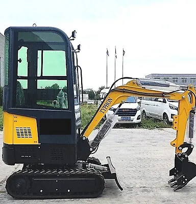 In USA Typhon Terror X Mini Excavator 1.15 Ton Digger 13.5hp Gas Track Crawler • $7550