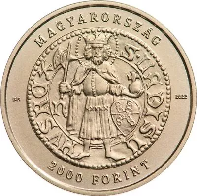 Hungary 2000 Forint 2022 The Gold Florin Of Hunyadi János RARE BU • $10.90