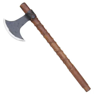 Hand Forged Viking Medieval Battle Axe | Fully Functional Terror Axe + Sheath • $76.89