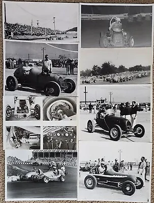 8 Midget Car Auto Racing Vintage Photographs • $16.44