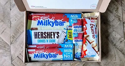 White Chocolate Gift Box | Personalised Gift Milkybar Hamper | Birthday Gift • £11.99