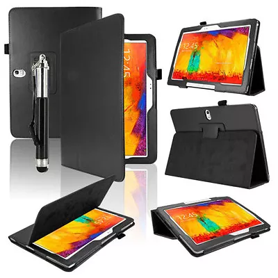 Flip Leather Case Cover For Samsung Galaxy Note 10.1 2014 Edition P600 P601 P605 • $10.99