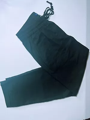 J.Crew Women's Cuffed Pull On Pants Solid Black • $13