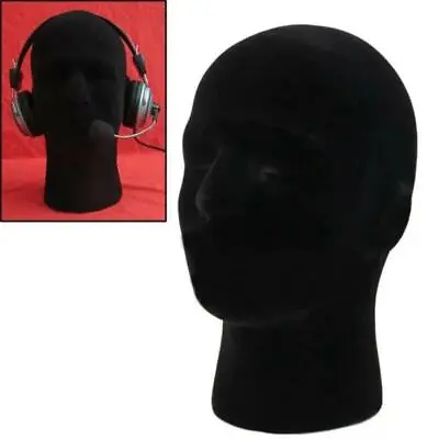 Foam Male Mannequin Head Display Stand Model Wig Headset Glasses Manikin Holder • $10.69