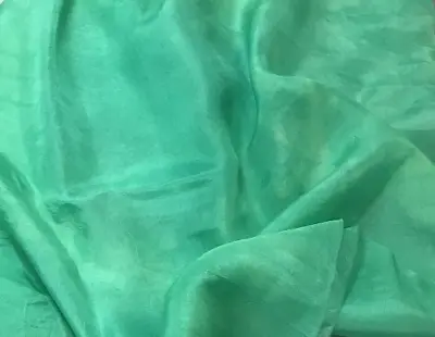 Hand Dyed SPEARMINT GREEN China Silk HABOTAI Fabric • $11.99