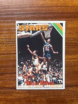 1975-76 Topps Moses Malone RC #254 • $20.50