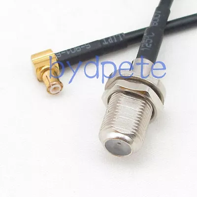 $3.61 • Buy MCX Male Right Angle To F Female Jack RF Antenna Coaxial Cable 30cm RG174 12inch