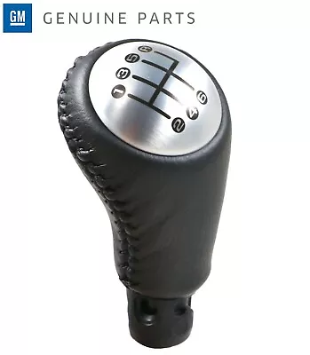 2008-2013 Corvette C6 Ebony Black Leather Shift Shifter Knob New GM OEM 25945072 • $114.95