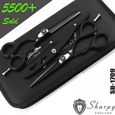 Professional Barber Hair Cutting Thinning Scissors Shears Set Hairdressing Salon • £14.50