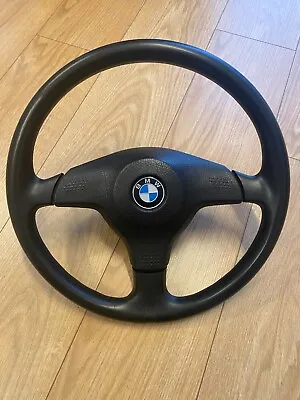 Bmw 3er 5er E30 E34 Oem Genuine Steering Wheel Rare 88 89 90 91 92 93 94 • $180