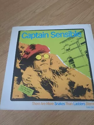 Captain Sensible/The Damned There Are More Snakes Than Ladders 12 Inch Vinyl • £5
