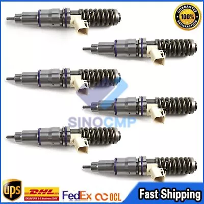 6Pcs Fuel Injectors BEBE4D35001 VOE21644596 For Volvo MD11 D11A Engine FH13 • $1568