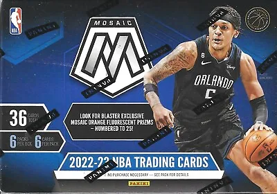 2022-23 Panini Mosaic Basketball NBA Sealed Blaster Box Mosaic Prizm Parallels • $25.49