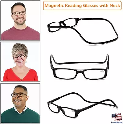 Magnetic Reading Glasses For Men And Women Hanging Neck Reading Glasses As Gifts • $8.36