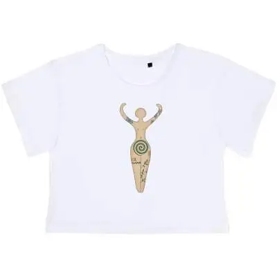 'Pagan Goddess' Women's Cotton Crop Tops (CO040666) • £11.99