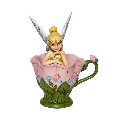 Jim Shore Disney Traditions Tink Sitting In Flower 6008076 • $96.50