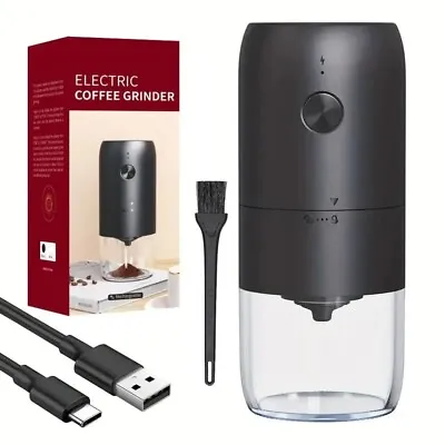 Electric Coffee Grinder Portable Electric USB Cordless Beans Spices Mill Grinder • £20.99